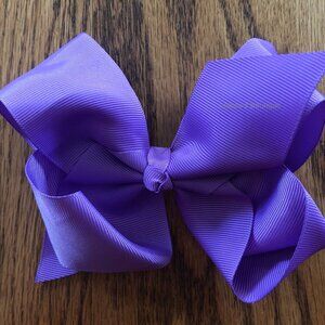 Grape 6" Boutique Bow  4B2569  Handmade NWT Boutique